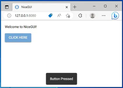 Installing NiceGUI