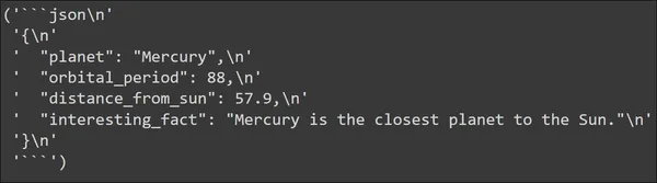 Testing the large language model | LLM Output Storage