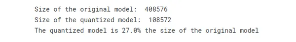 Quantized model